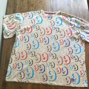 COPY - Vintage Gino Green Global Colorful T Shirt Size 3X